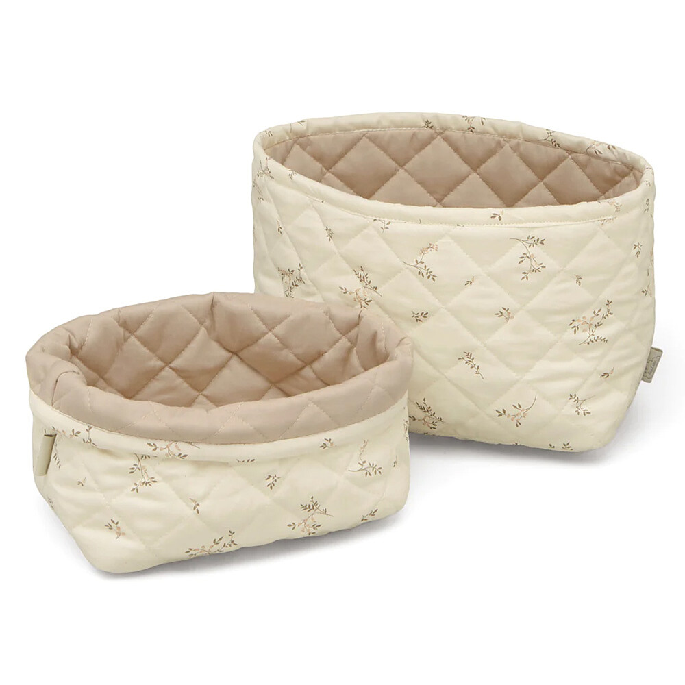 Lot de 2 Paniers de Rangement - Ashley Latte Camcam Copenhagen