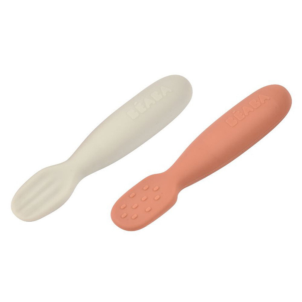 Lot de 2 Pré-cuillères - Velvet Grey & Terracotta BÉABA