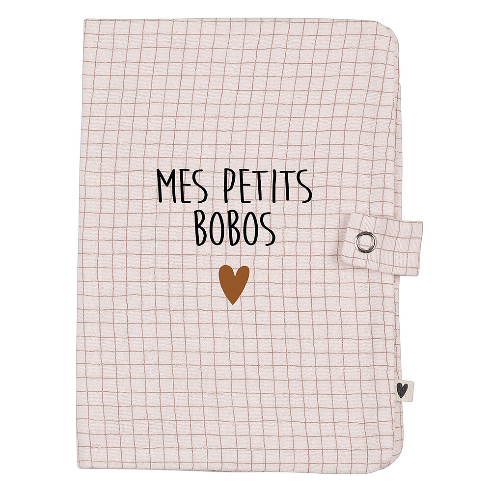 Protège-carnet de Santé - Petits Carreaux Mes Petits Bobos Atelier Wagram