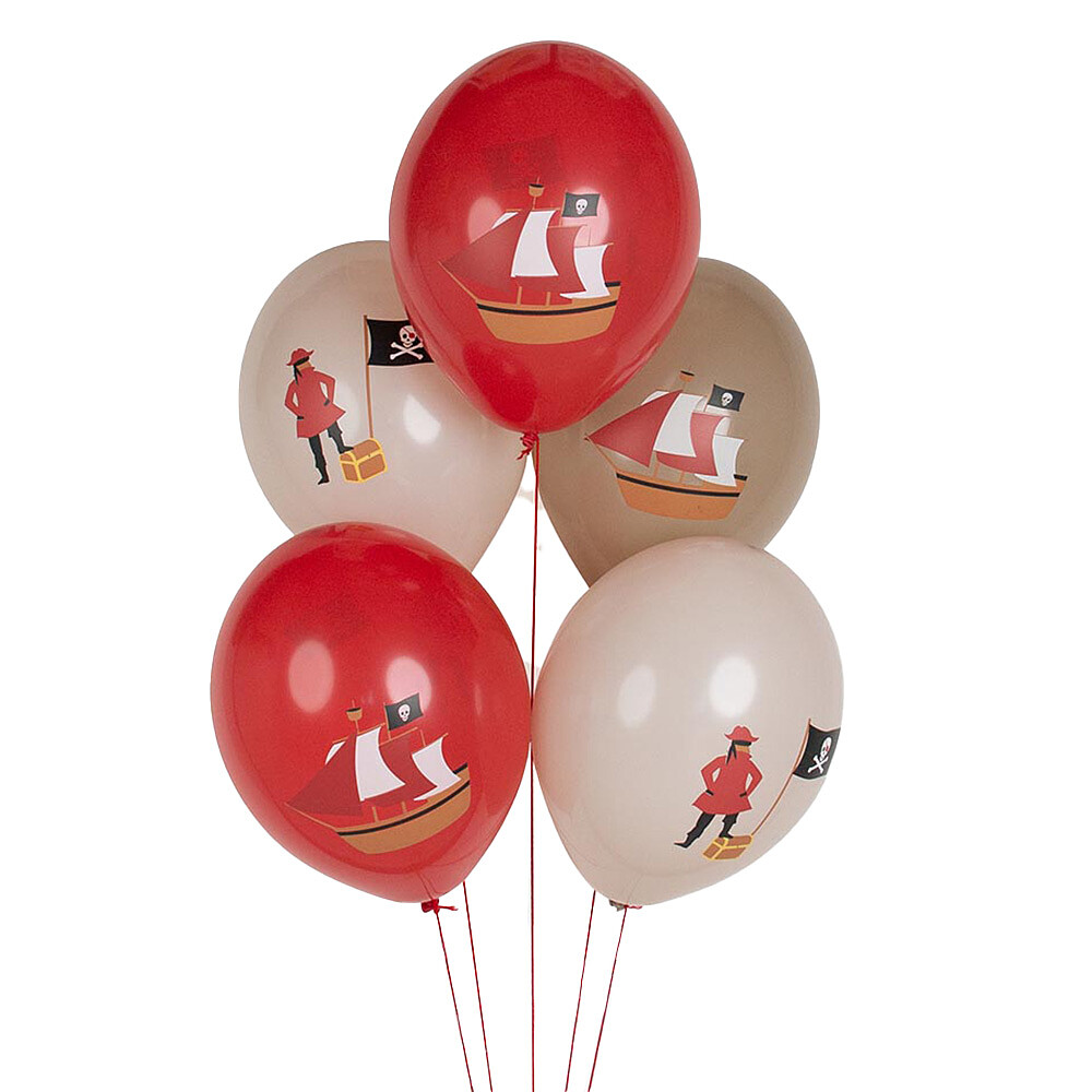 Lot de 5 Ballons - Pirate My Little Day