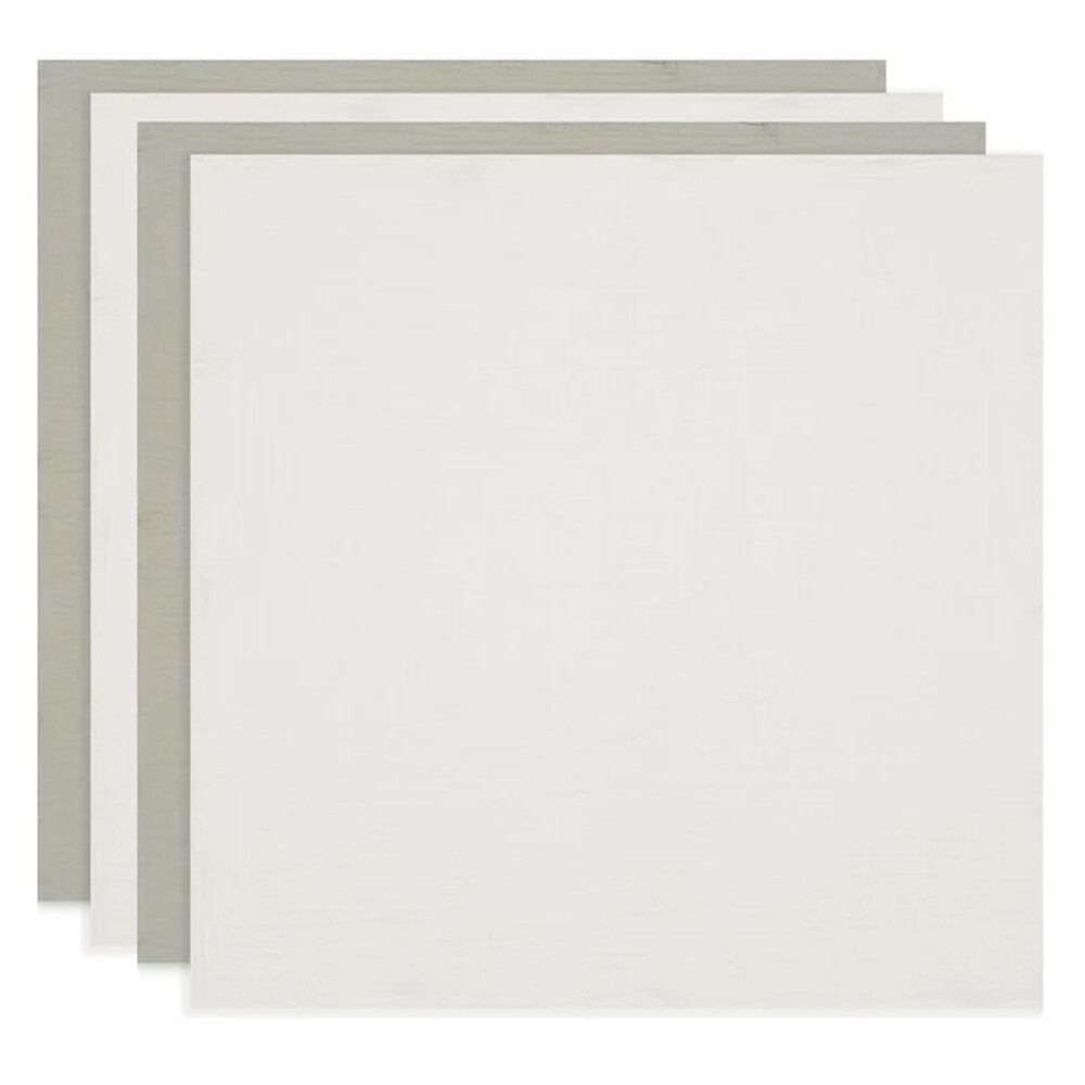 Lot de 4 Petits Langes - Olive Green & Ivory Jollein