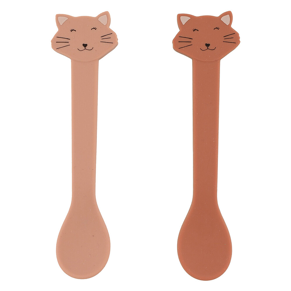 Lot de 2 Cuillères en Silicone - Mrs. Cat Trixie Baby