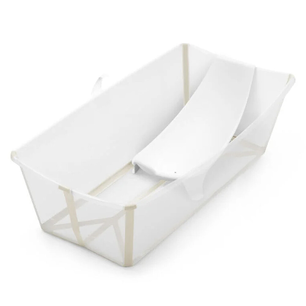 Baignoire Pliable Flexi Bath X-Large et Transat de Bain Flexi Bath - Beige Sable Stokke