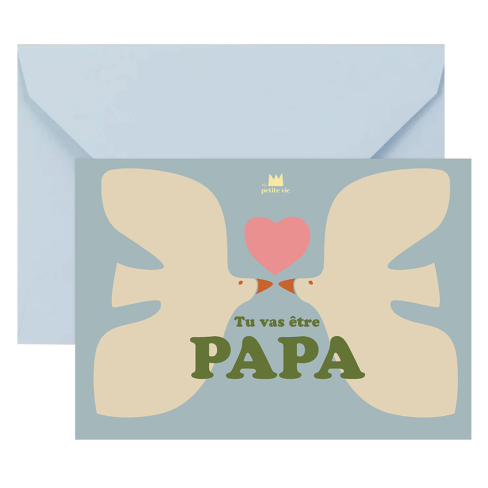 Carte Tu Vas Etre Papa Ma petite vie