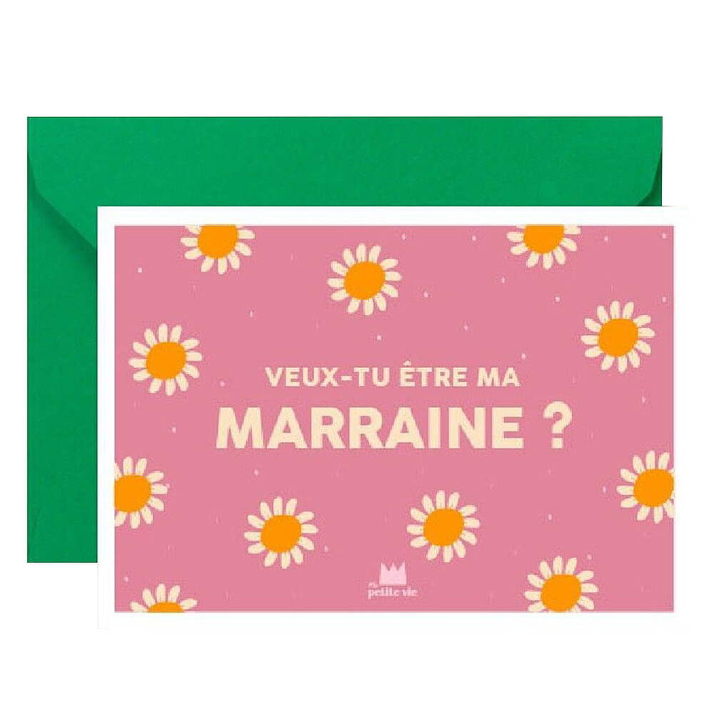 Carte Veux-Tu Etre Ma Marraine ? Ma petite vie