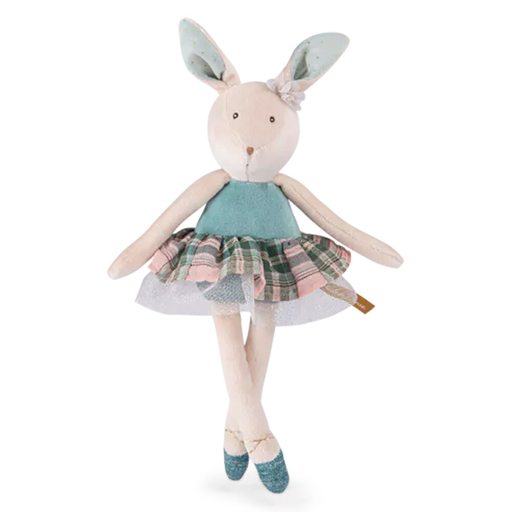 Petite Peluche Lapin Bleu - La Petite Ecole de Danse Moulin Roty