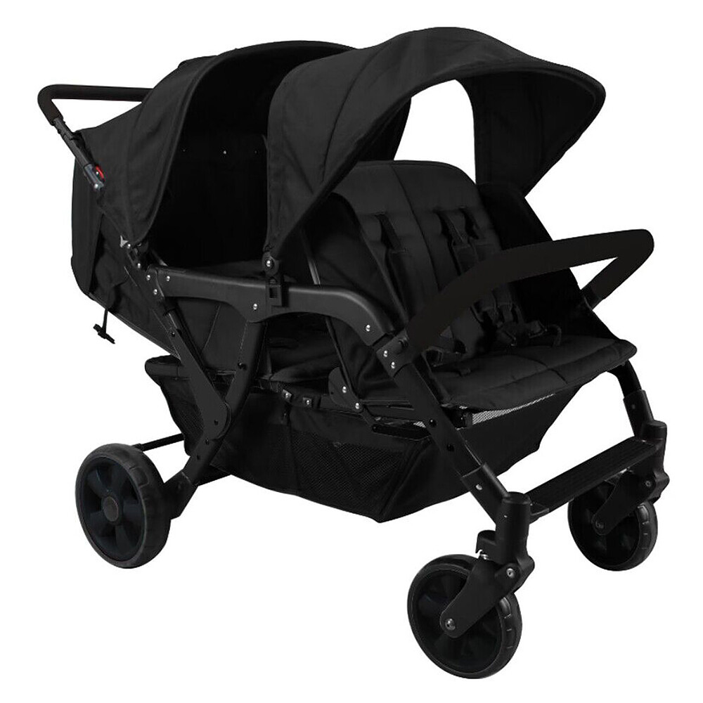 Poussette 4 Places Lidoo City H4E - Full Black Familidoo