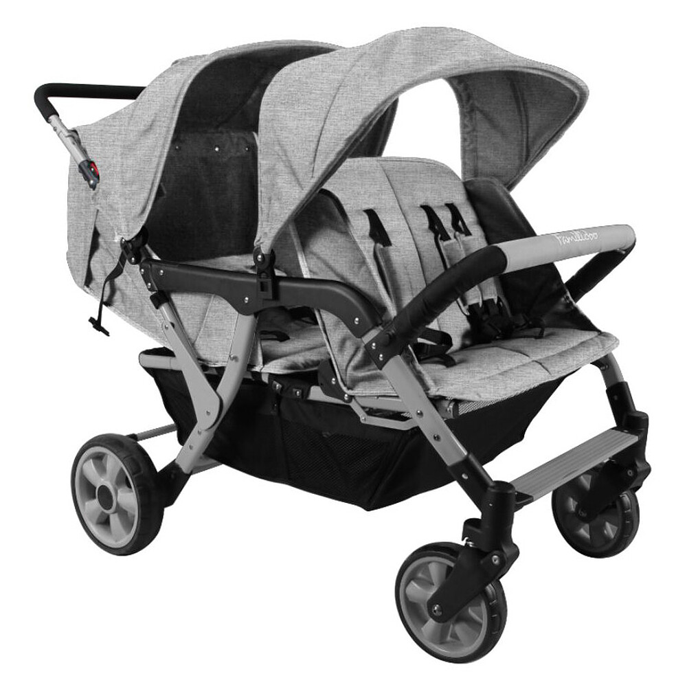 Poussette 4 Places Lidoo City H4E - Full Grey Familidoo
