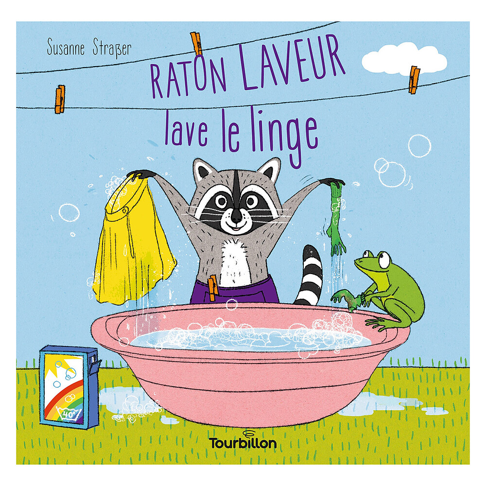 Raton Laveur Lave le Linge Tourbillon