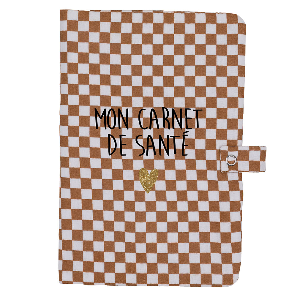 Protège-carnet de Santé - Damier Mon Carnet de Santé Atelier Wagram