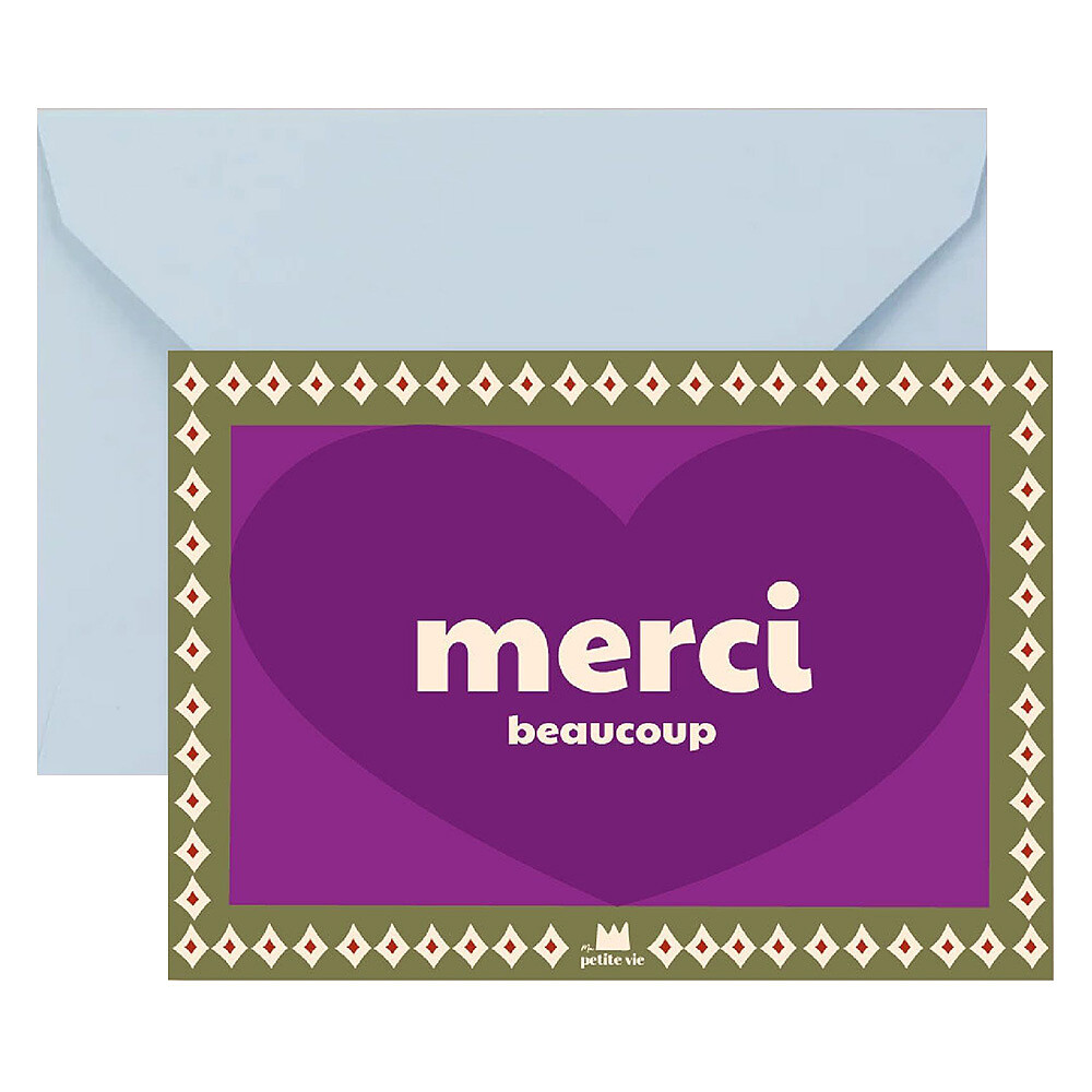 Carte Merci Beaucoup Ma petite vie