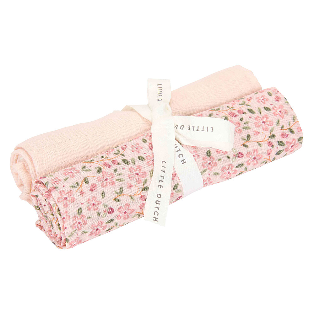 Lot de 2 Langes Fairy Garden - Fairy Floral & Blossom Little Dutch
