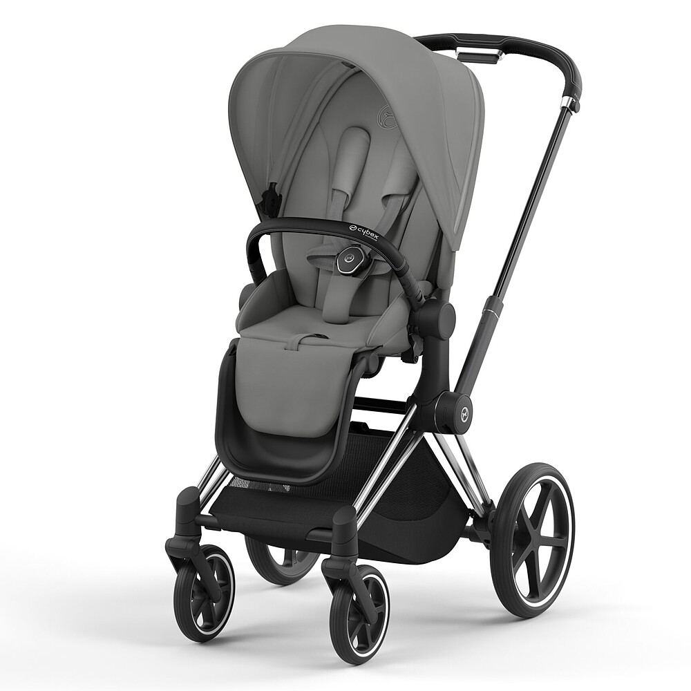 Poussette Priam 4 Chrome Black - Mirage Grey Cybex