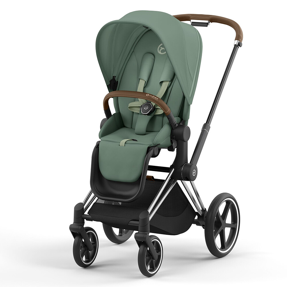 Poussette Priam 4 Chrome Brown - Leaf Green Cybex