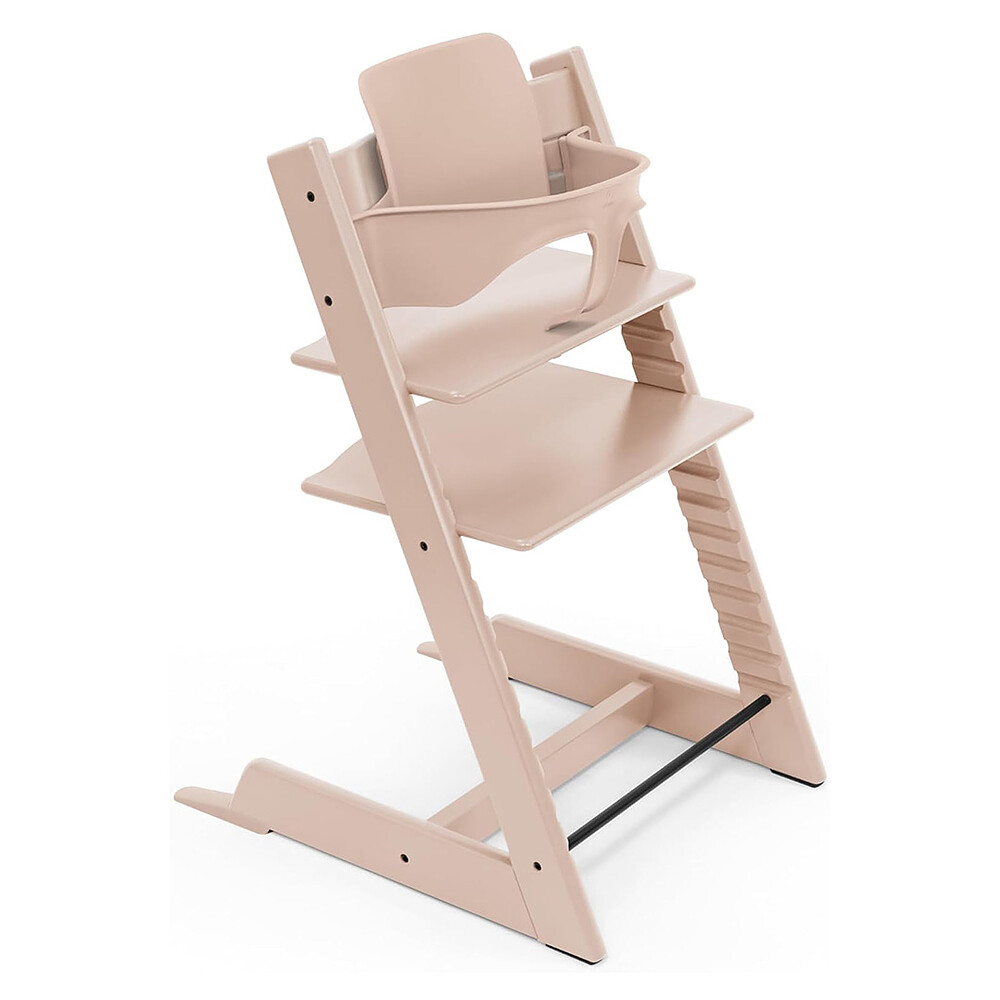 Chaise Haute Tripp Trapp avec Baby Set - Rose Poudré Stokke