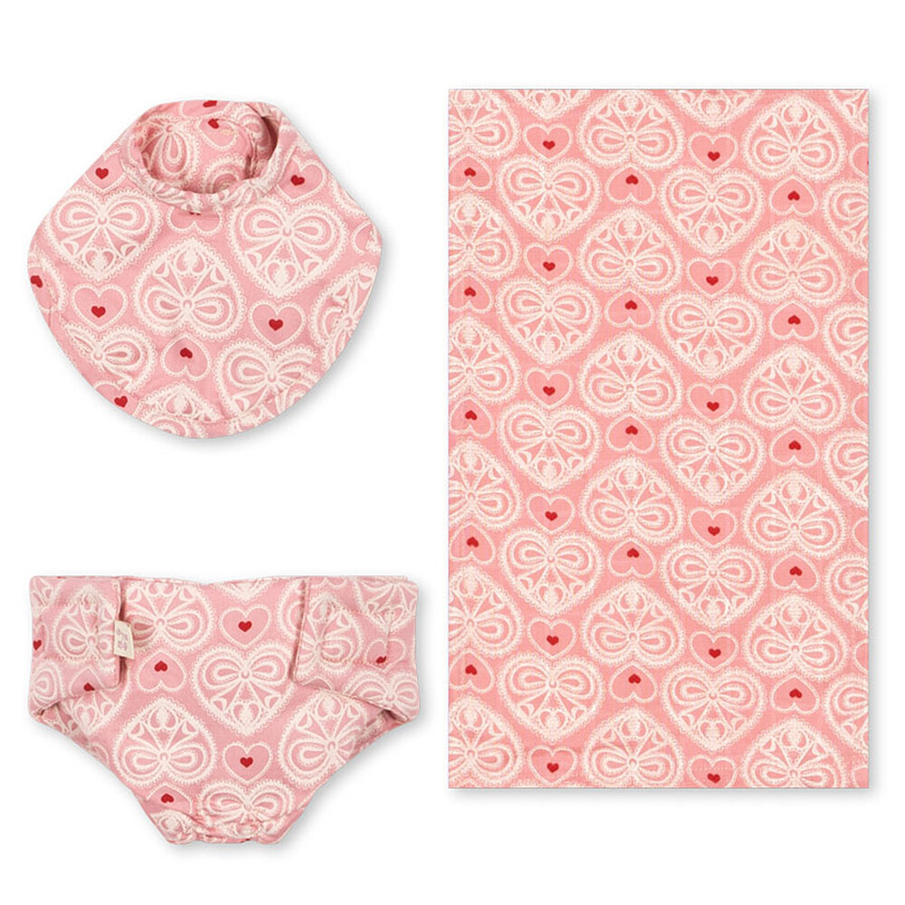 Ensemble pour Poupée - Lacy Pink Konges Sløjd