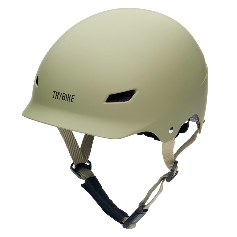 Casque Vintage Vert - Taille 51-56 cm Trybike