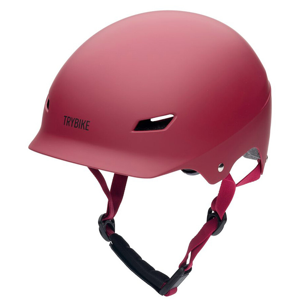 Casque Vintage Rouge - Taille 51-56 cm Trybike