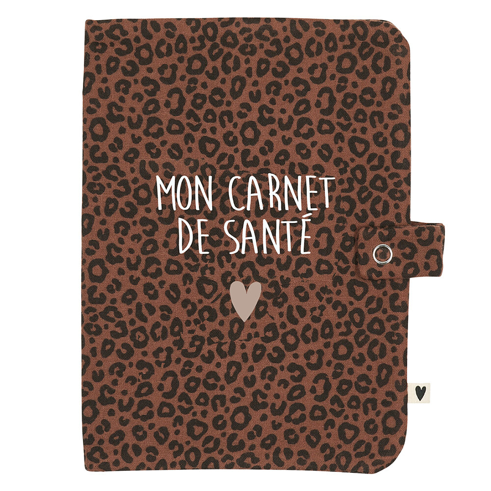 Protège-carnet de Santé - Léopard Marron Mon Carnet de Santé Atelier Wagram