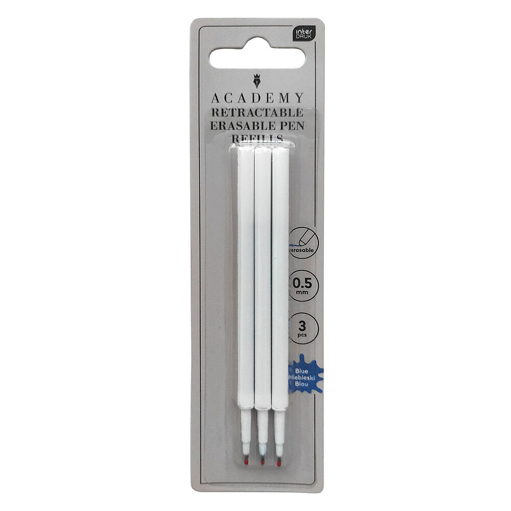 Lot de 3 Recharges Pour Stylos Rétractables Effaçables Bebe Interdruk