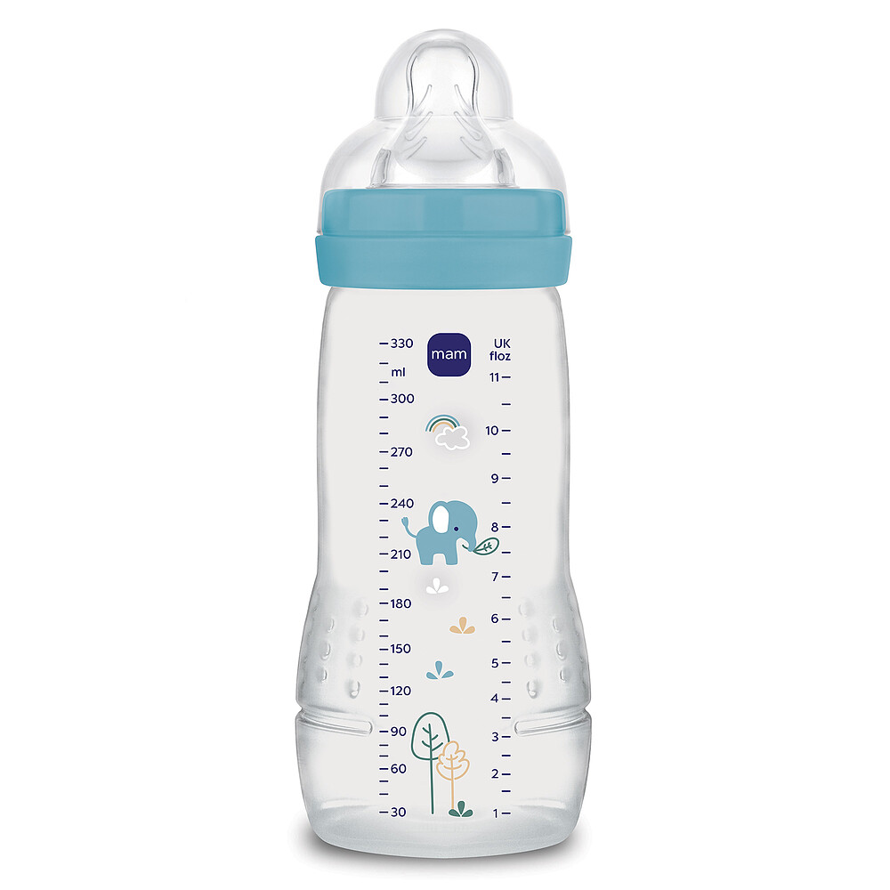 Biberon Easy Active 2ème Âge Océan - 330 ml MAM