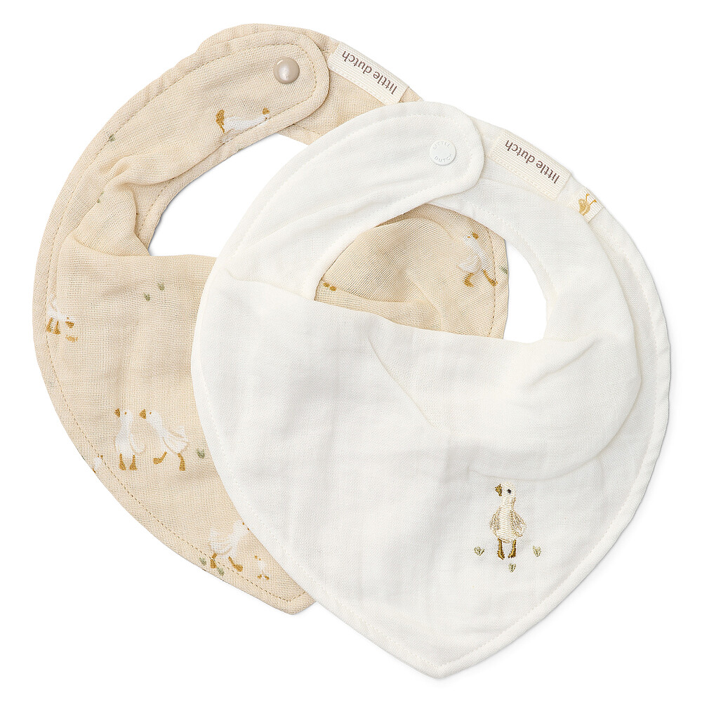 Lot 2 Bavoirs Bandana - Little Goose Little Dutch