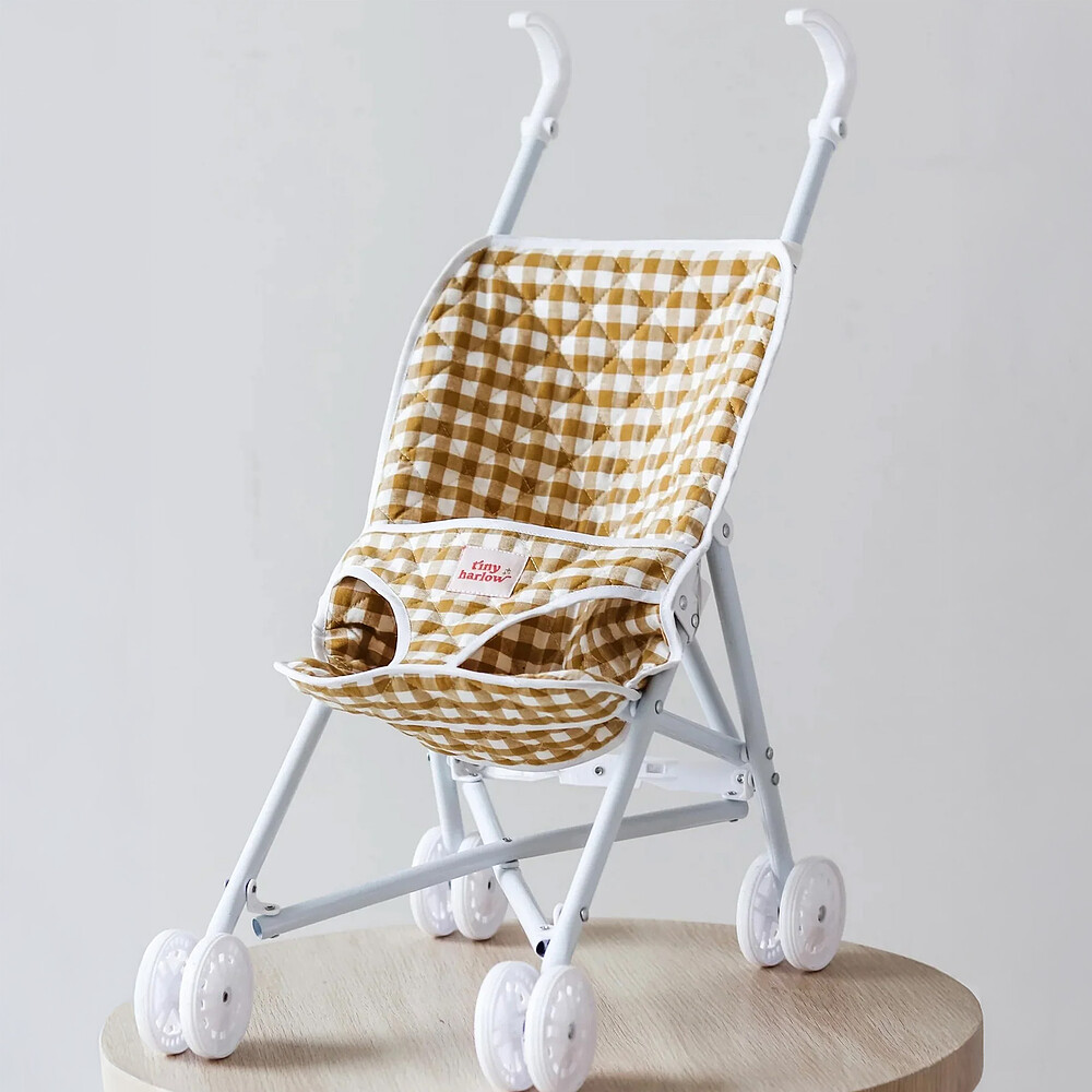 Poussette pour Poupée - Vichy Camel Tiny Harlow