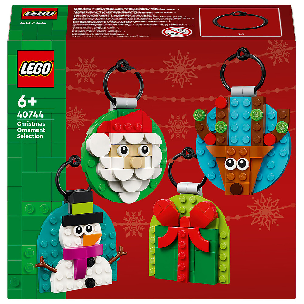 LEGO Icons 40744 Sélection de Décorations de Noël LEGO