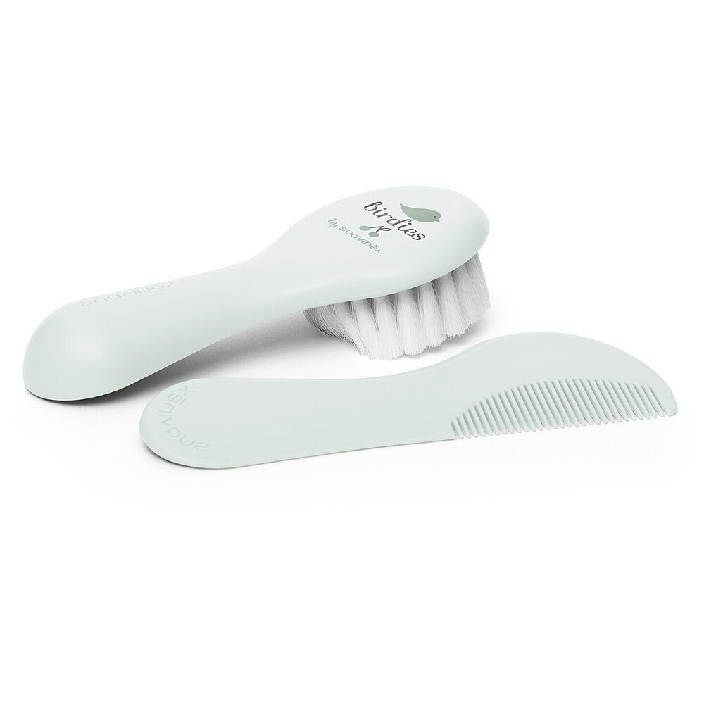 Brosse et Peigne Birdies - Vert Suavinex