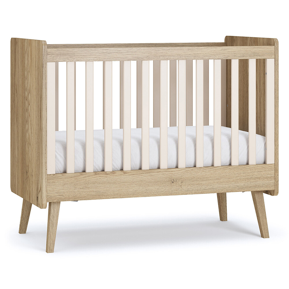 Lit Bébé Evolutif Vintage Fresh Crème - 60 x 120 cm Vox Meubles