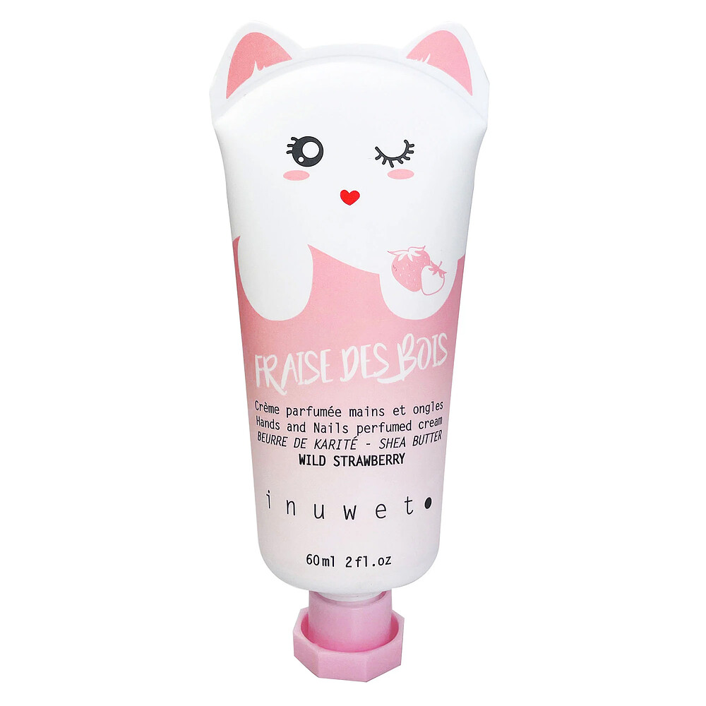 Crème Hydratante Mains et Ongles - Fraise des Bois inuwet