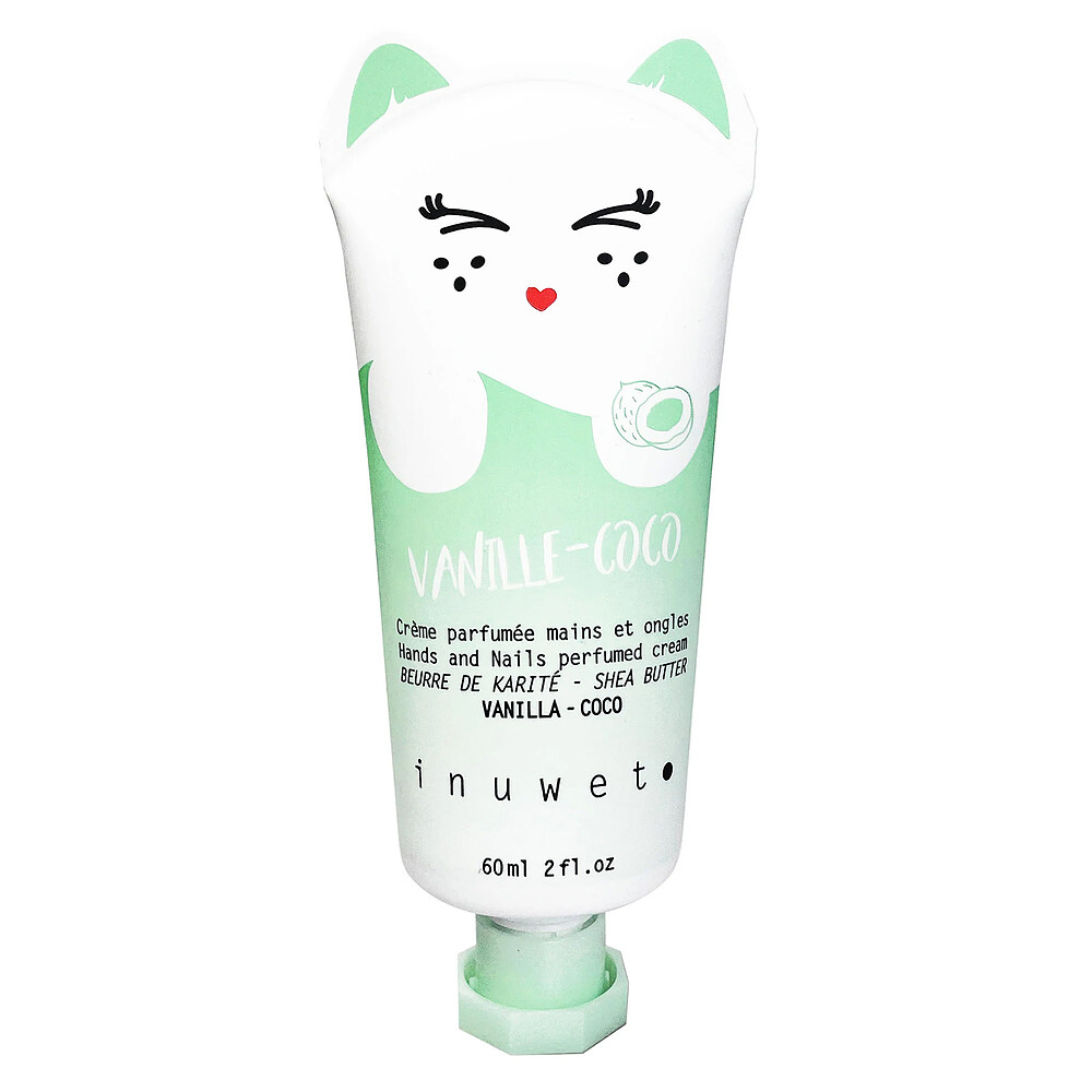 Crème Hydratante Mains et Ongles - Vanille Coco inuwet