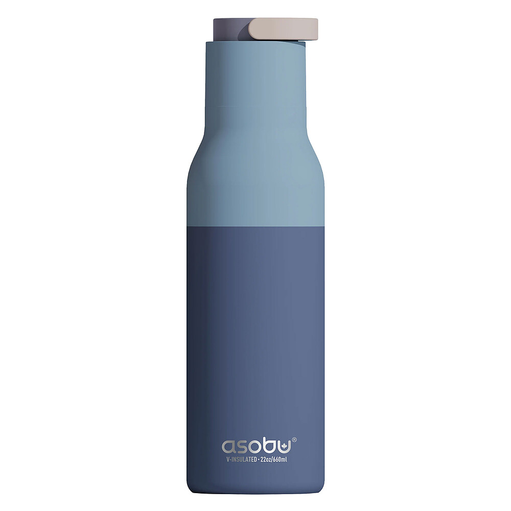 Gourde Isotherme Metro Pastel Blue - 650 ml  Asobu