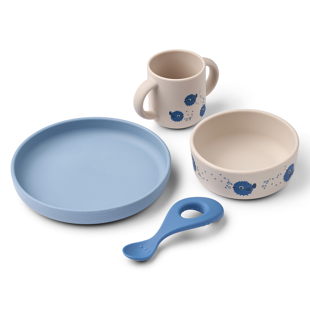 Set Repas 4 Pièces Vivi - Pufferfish Sandy Liewood