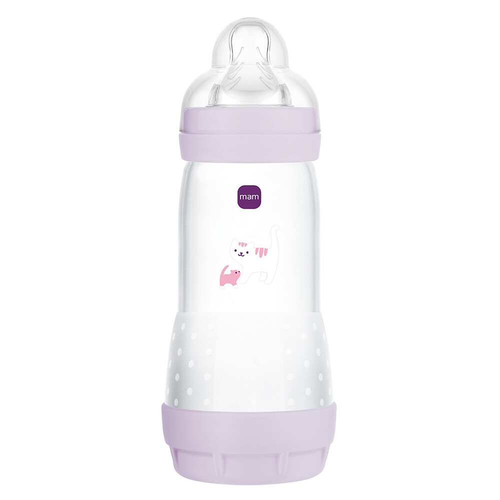 Biberon Anti-colique Easy Lilas - 320 ml MAM