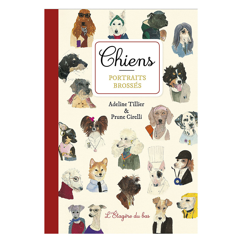 Chiens, Portraits Brossés L'Étagère du bas