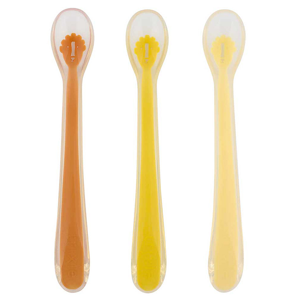 Lot de 3 Cuillères d'Alimentation pour Bébé - Mr. Lion Trixie Baby