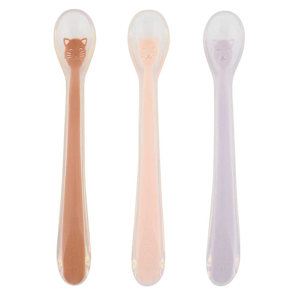 Lot de 3 Cuillères d'Alimentation pour Bébé - Mrs. Cat Trixie Baby