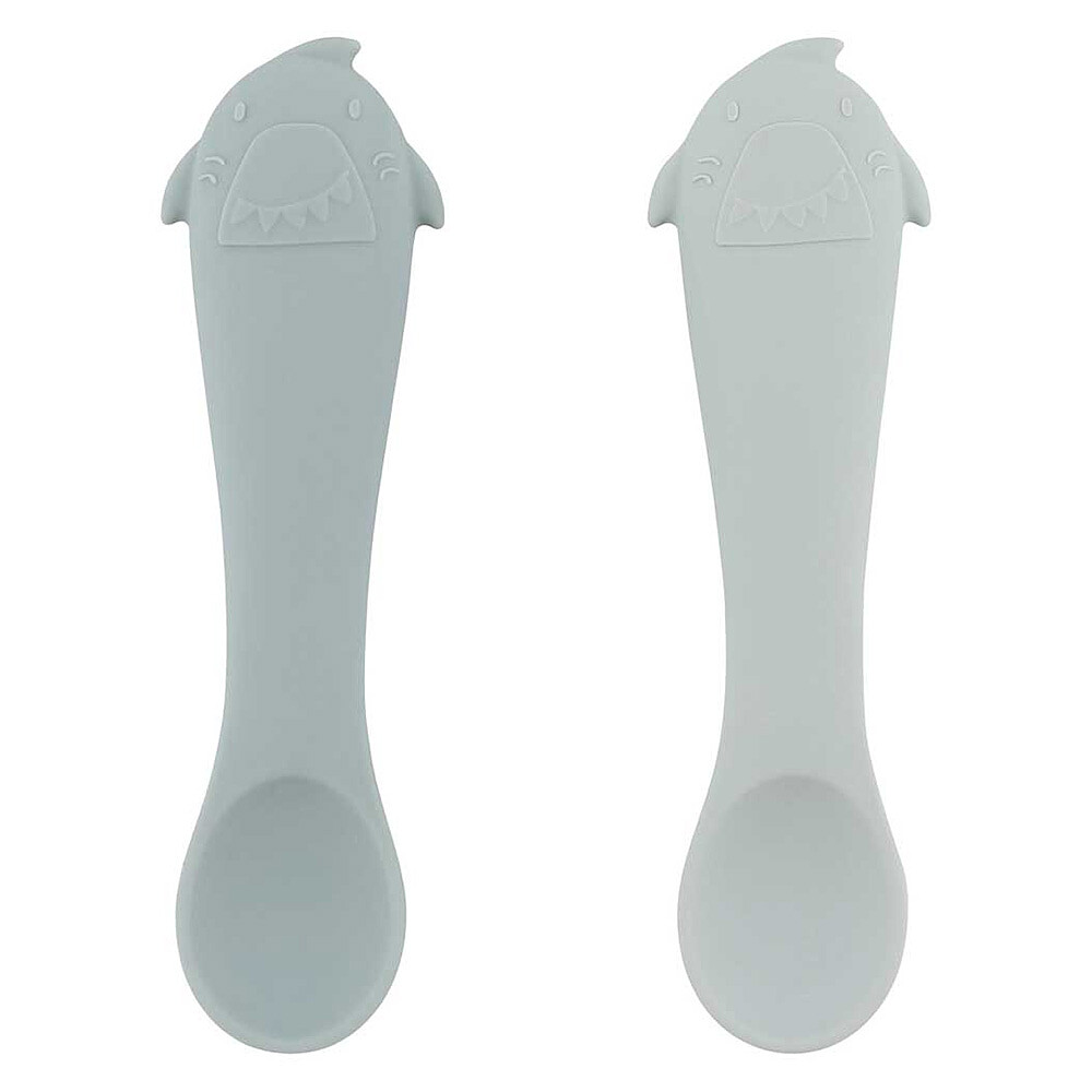 Lot de 2 Premières Cuillères pour Bébé - Mr. Shark Trixie Baby
