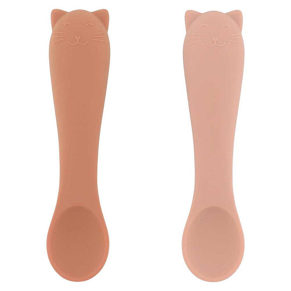 Lot de 2 Premières Cuillères pour Bébé - Mrs. Cat Trixie Baby