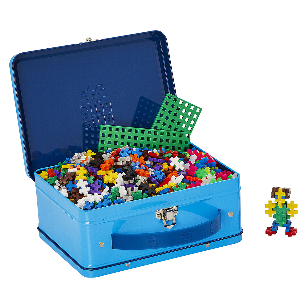 Valisette Métal Basic & Néon - 600 Pièces Plus-Plus