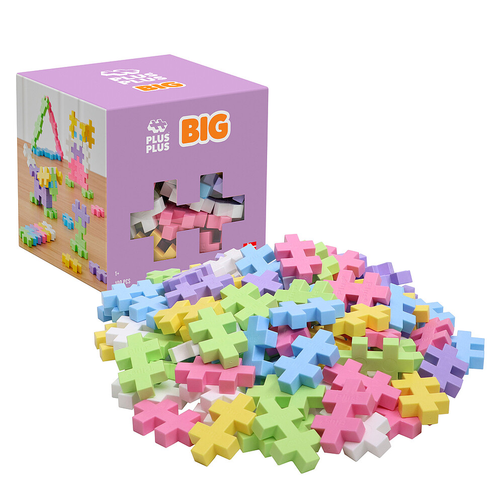 Recharges Big Pastel - 100 Pièces Plus-Plus
