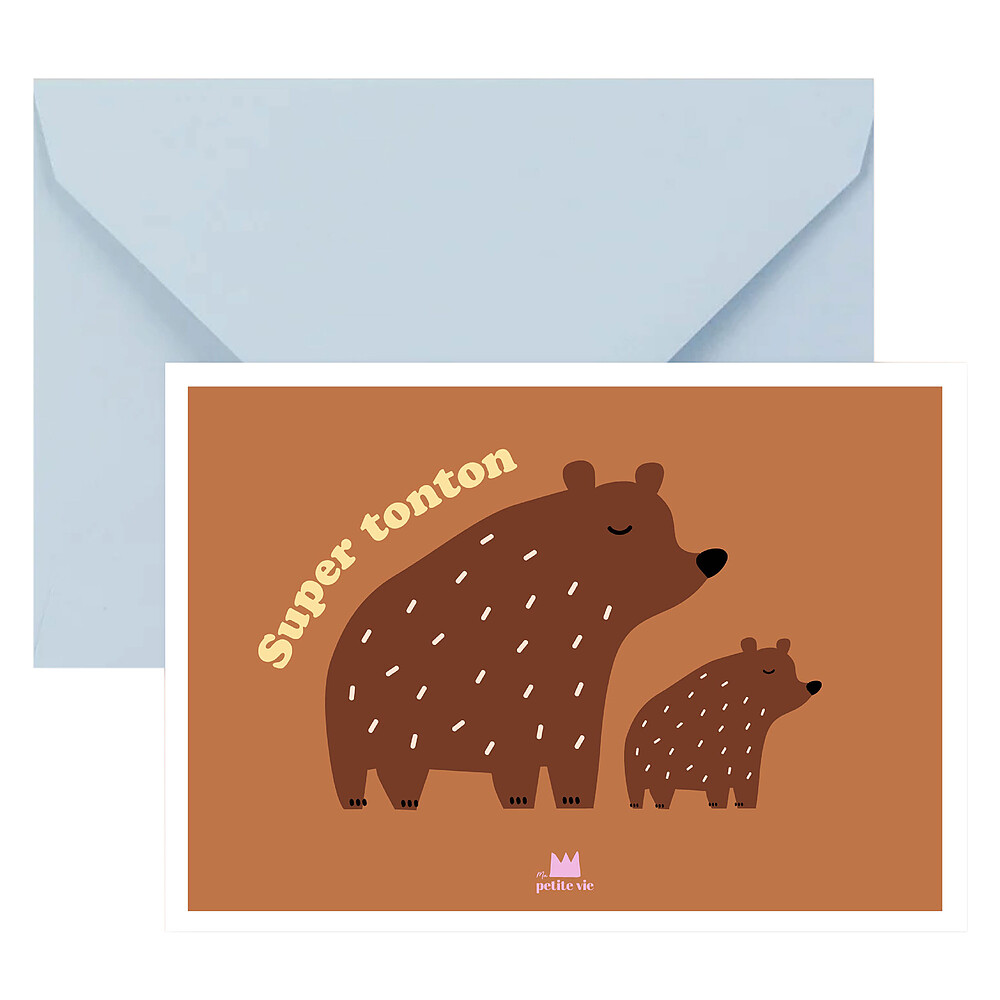 Carte Super Tonton Ma petite vie