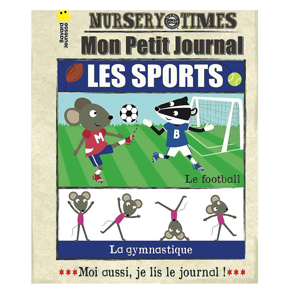 Mon Journal en Tissu - Les Sports Crinkly