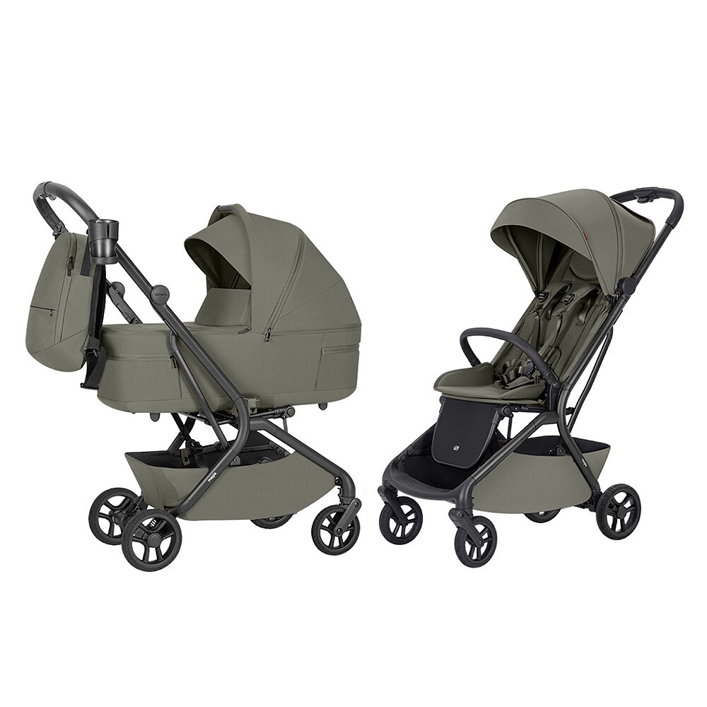 Poussette et Nacelle Pliable Magia 2.0 - Malted Green Carrello