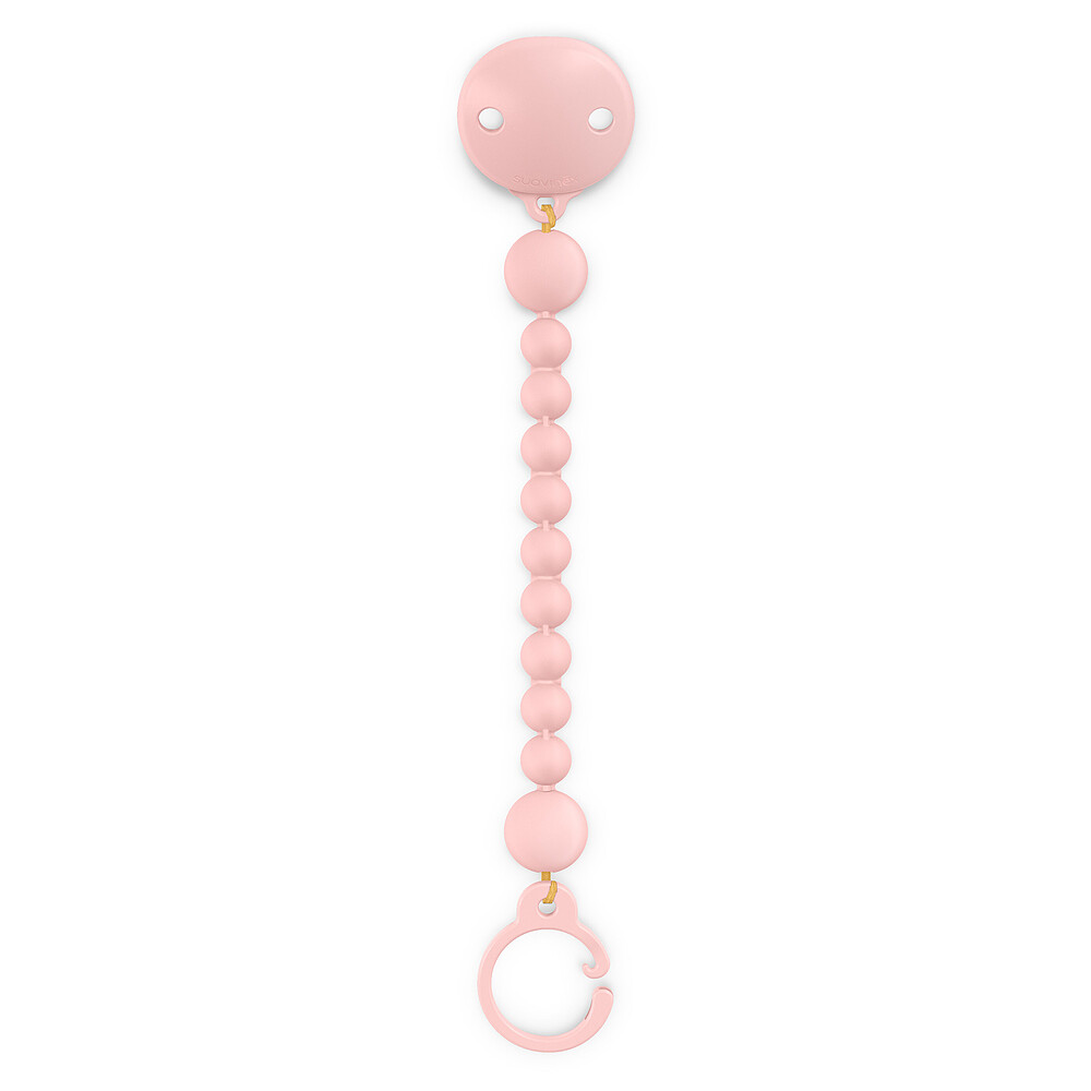 Attache Sucette Silicone Colour Essence - Rose Poudré Suavinex