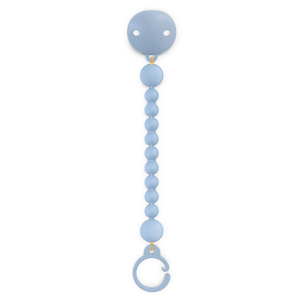 Attache Sucette Silicone Colour Essence - Bleu Poudré Suavinex