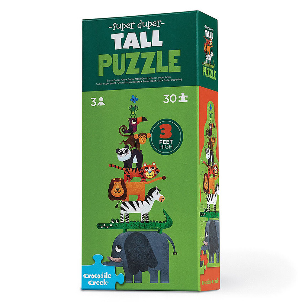 Super Duper Tall Puzzle 30 Pièces - Jungle Crocodile Creek
