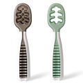Lot de 2 Pré-cuillères - Gris et Vert