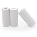Lot de 2 Rouleaux de Papier Thermique et 1 Rouleau de Papier Adhésif